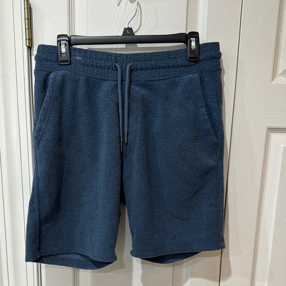 Men's Navy Blue Casual Shorts